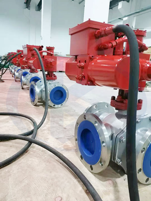 深海電液三通球閥出廠前檢驗(yàn)